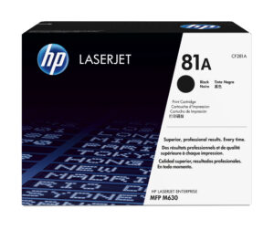 HP Cartucho de tóner original LaserJet 81A negro HP Cartucho de tóner original LaserJet 81A negro
