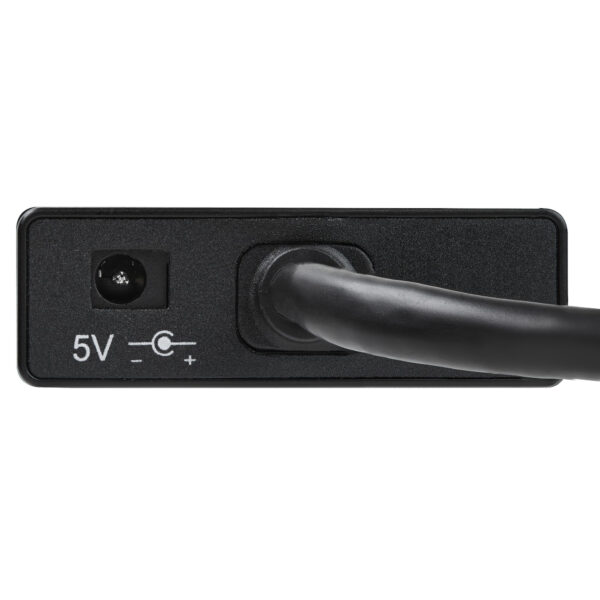 StarTech.com Hub USB 3.0 de Aluminio con Cable - 5Gbps - Concentrador de 3 Puertos USB con Adaptador de Red Ethernet Gigabit