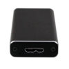 StarTech.com Caja USB 3.0 (5Gbps) a SSD M.2 de Aluminio con UASP - Negro - SATA NGFF M.2 con B Key y B+M Key - Caja Portátil Externa M.2 - No es Compatible con NVMe / AHCI