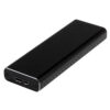 StarTech.com Caja USB 3.0 (5Gbps) a SSD M.2 de Aluminio con UASP - Negro - SATA NGFF M.2 con B Key y B+M Key - Caja Portátil Externa M.2 - No es Compatible con NVMe / AHCI