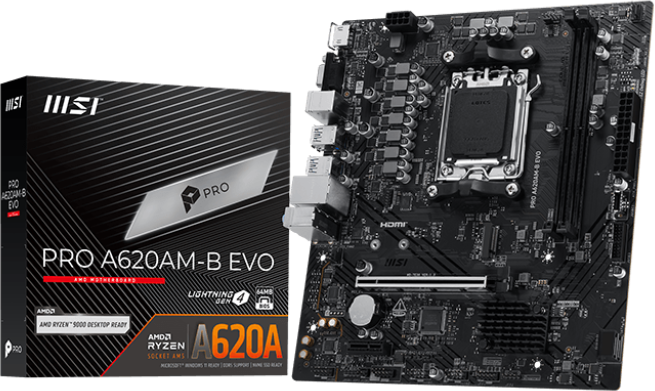 MSI Pro A620AM-B Evo