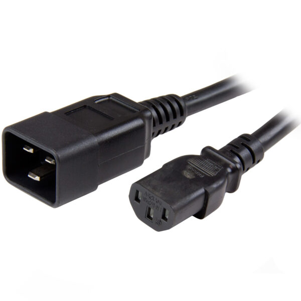 StarTech.com Cable de 1,8m C13 a C20 de servicio pesado de 2,5mm2 para alimentación de ordenadores