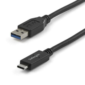 StarTech.com Cable de Carga y Sincronización USB-A a USB-C de 1m - Cable USB de 10Gbps - Cable de Datos USB-A a USB Tipo C - M/M - Negro StarTech.com Cable de Carga y Sincronización USB-A a USB-C de 1m - Cable USB de 10Gbps - Cable de Datos USB-A a USB Tipo C - M/M - Negro
