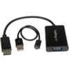 StarTech.com Adaptador de vídeo DisplayPort a VGA con audio StarTech.com Adaptador de vídeo DisplayPort a VGA con audio