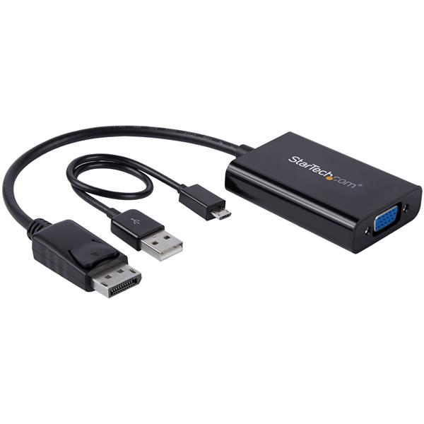 StarTech.com Adaptador de vídeo DisplayPort a VGA con audio StarTech.com Adaptador de vídeo DisplayPort a VGA con audio