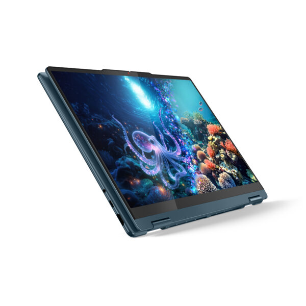 Lenovo Yoga 7 2-in-1 14AKP10 Copilot+ PC AMD Ryzen AI 7 350 Híbrido (2-en-1) 35,6 cm (14") Pantalla táctil WUXGA 32 GB LPDDR5x-SDRAM 1 TB SSD Wi-Fi 7 (802.11be) Windows 11 Home Español Verde azulado