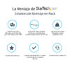 StarTech.com Bandeja Estante Ventilado de 1U para Armario Rack de Servidores de 19 Pulgadas - de 10 Pulgadas (254mm) de Profundidad - Acero de Servicio Pesado - Capacidad de 20kg - Negro StarTech.com Bandeja Estante Ventilado de 1U para Armario Rack de Servidores de 19 Pulgadas - de 10 Pulgadas (254mm) de Profundidad - Acero de Servicio Pesado - Capacidad de 20kg - Negro