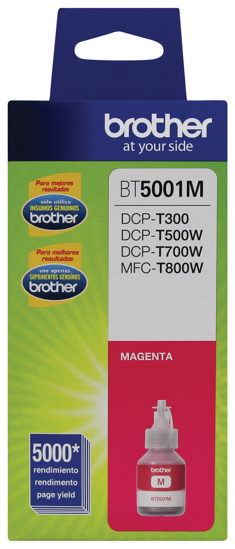 Brother BT5001M cartucho de tinta 1 pieza(s) Original Extra (Súper) alto rendimiento Magenta