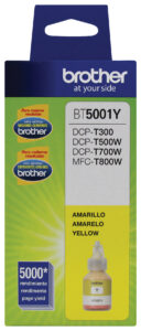 Brother BT5001Y cartucho de tinta 1 pieza(s) Original Extra (Súper) alto rendimiento Amarillo Brother BT5001Y cartucho de tinta 1 pieza(s) Original Extra (Súper) alto rendimiento Amarillo