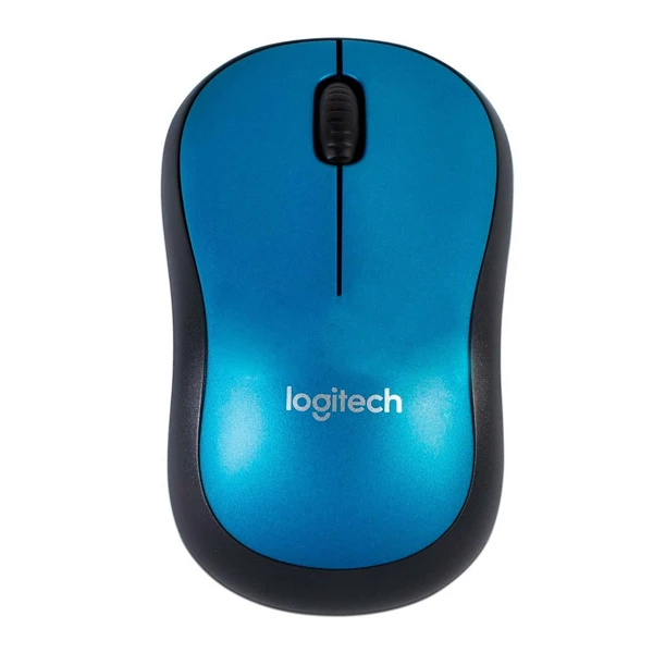 Logitech Mouse Optico Inalambrico M185 Azul 2.4GHz