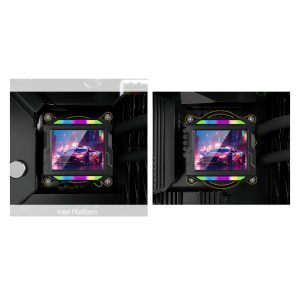 ESGAMING VENTILADOR CPU WATER COOLER EW-360S4 ARGB 360 CON PANTALLA
