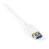 StarTech.com Hub Ladrón USB 3.0 de 3 Puertos con Adaptador de Red Ethernet Gigabit - Hub Concentrador USB-A - Alimentado por el Bus - 5Gbps - Hub USB Portátil - Carcasa Resistente