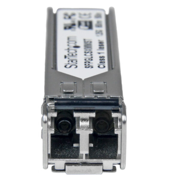 StarTech.com Módulo Transceptor SFP Compatible con Cisco GLC-SX-MM - 1000BASE-SX - Multimodo de 1 GbE - SFP Ethernet Gigabit de 1Gb - LC - 550m - 850nm - Cisco IE3400, IE3300, IE3200 StarTech.com Módulo Transceptor SFP Compatible con Cisco GLC-SX-MM - 1000BASE-SX - Multimodo de 1 GbE - SFP Ethernet Gigabit de 1Gb - LC - 550m - 850nm - Cisco IE3400, IE3300, IE3200