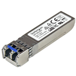 StarTech.com Módulo SFP+ Compatible con Cisco SFP-10G-LR - 10GBASE-LR - Fibra Monomodo 10GbE - SFP+ Ethernet Gigabit de 10Gb - LC 10km - 1310nm - Cisco Firepower, ASR9000, C9300 DDM StarTech.com Módulo SFP+ Compatible con Cisco SFP-10G-LR - 10GBASE-LR - Fibra Monomodo 10GbE - SFP+ Ethernet Gigabit de 10Gb - LC 10km - 1310nm - Cisco Firepower, ASR9000, C9300 DDM