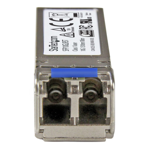 StarTech.com Módulo SFP+ Compatible con Cisco SFP-10G-LR - 10GBASE-LR - Fibra Monomodo 10GbE - SFP+ Ethernet Gigabit de 10Gb - LC 10km - 1310nm - Cisco Firepower, ASR9000, C9300 DDM