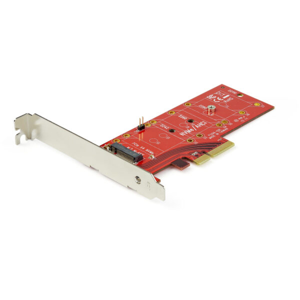 StarTech.com Adaptador de SSD M2 a PCIe - Conversor NVMe / AHCI / NGFF / M-Key a PCIe 3.0 x4 - Perfil Bajo o Completo - Adaptador PCI Express a SSD M.2