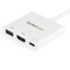 StarTech.com Adaptador Multipuertos USB-C con HDMI - Puerto USB 3.0 - PD de 60W - Blanco