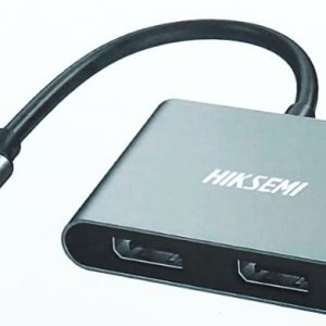 CABLE ADAPTADOR DE VIDEO USB C A 2 DISPLAY PORT 4K DE 20CM/ HS-HUB-CTO2D 4K 20CM