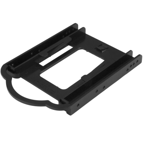 StarTech.com Bracket de Montaje para Discos Duros / SSD de 2,5" en Bahías de 3,5 Pulgadas - Instalación sin Herramientas - Bracket Adaptador de Unidad de 2,5" a Bahía de 3,5"