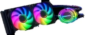 33812 VENTILADOR CPU WATER COOLER CZ-240B-BK ARGB 240 ESGAMING