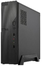 GABINETE SLIM 103E MATX / ITX / 750W USB-C/ USB 2.0/ USB 3.0/ AUDIO/ NEGRO