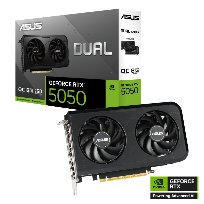TARJ. VIDEO PCI EXP. 8GB GDDR6 RTX 5050 DUAL OC/ DUAL-RTX5050-08G