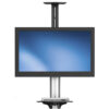 StarTech.com Carro de Transporte para Televisor de 32 a 70 Pulgadas - Carrito AV Móvil Mesa Rodante para TV VESA con Ajuste de un Toque