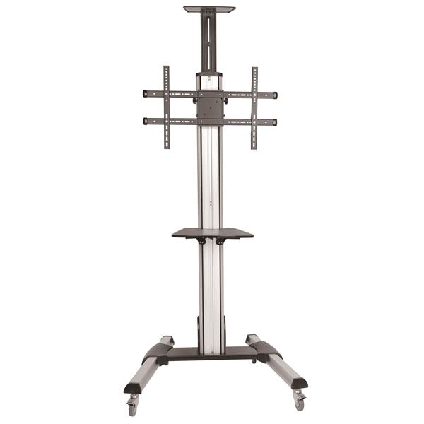 StarTech.com Carro de Transporte para Televisor de 32 a 70 Pulgadas - Carrito AV Móvil Mesa Rodante para TV VESA con Ajuste de un Toque