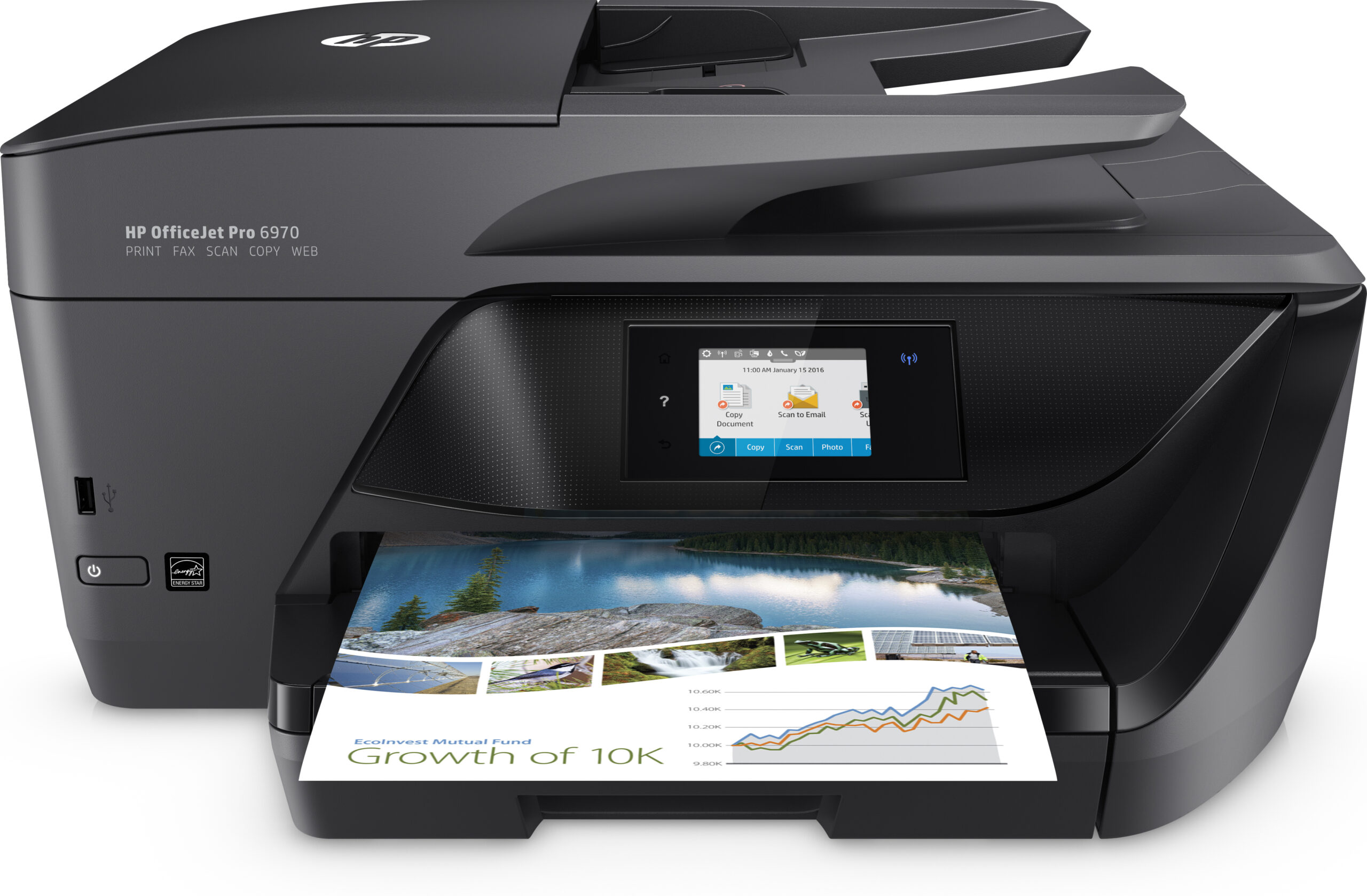 HP OfficeJet 6970 Inyección de tinta térmica A4 600 x 1200 DPI 20 ppm Wifi HP OfficeJet 6970 Inyección de tinta térmica A4 600 x 1200 DPI 20 ppm Wifi