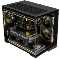GABINETE GAMER ZERO MATX BLACK ARGB (6 FAN) 2 FAN MB/ 3 FAN ABAJO, 1 FAN TRASERO S/ FUENTE/ USB 3.0