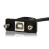 StarTech.com Cable USB de Montaje en Panel USB B a USB B de 30cm - Hembra a Macho