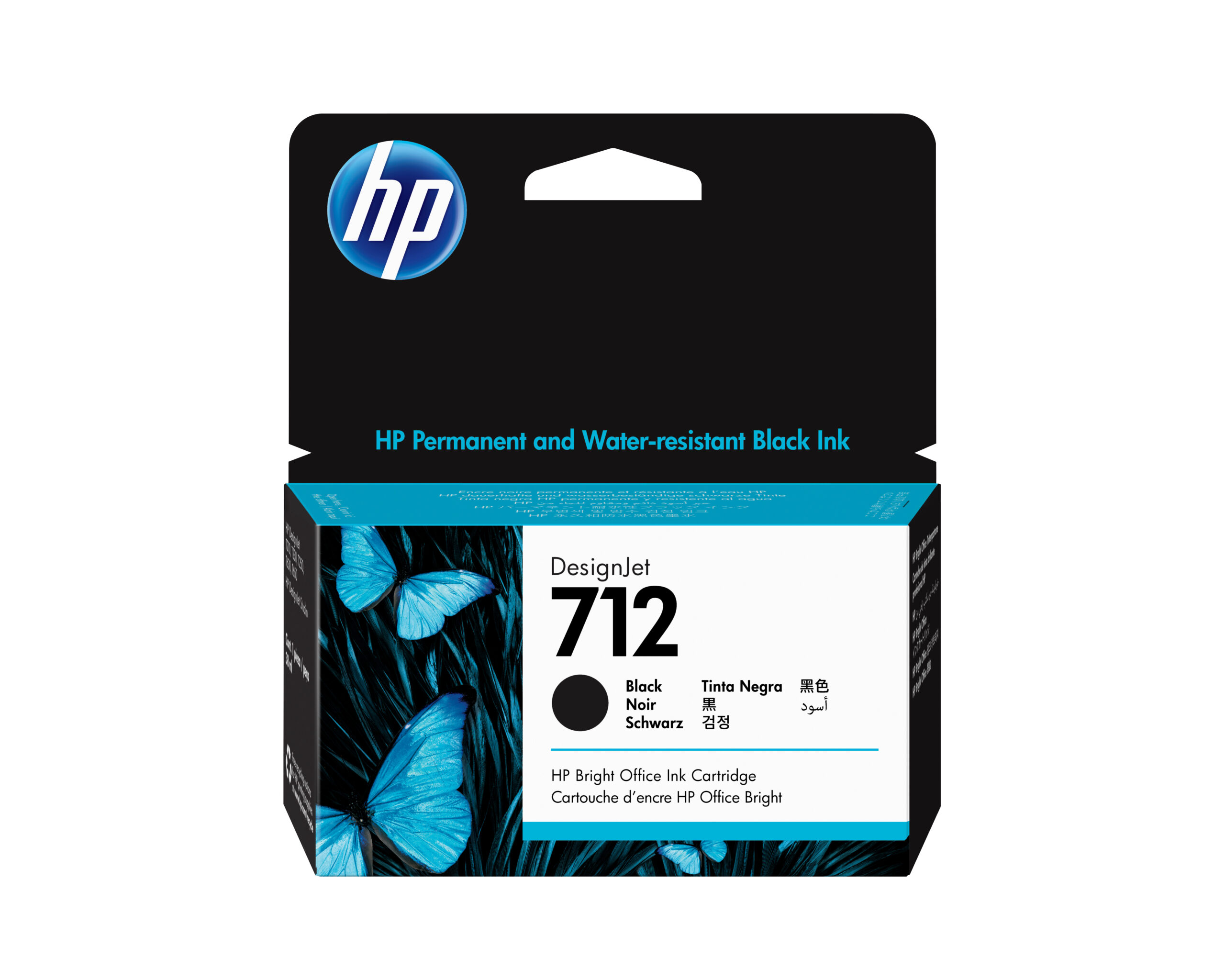HP Cartucho de Tinta DesignJet 712 negro de 38 ml HP Cartucho de Tinta DesignJet 712 negro de 38 ml