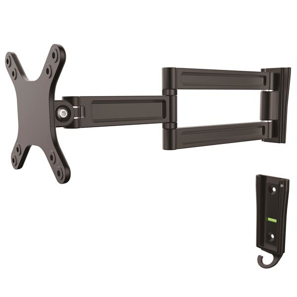 StarTech.com Soporte de pared de doble giro para monitor - Montura VESA para Pantallas de hasta 27 Pulgadas