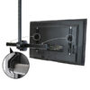 StarTech.com Soporte de Techo para TV - Soporte Universal de Cielo Raso para TV de Movimiento Total con Mástil Telescópico Largo Ajustable - Soporte VESA para Pantallas 32" a 75" - Giro e Inclinación