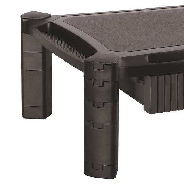 StarTech.com Base con Cajón para Monitor - de Altura Ajustable con Columnas Apilables - con Soporte para Pantallas hasta 32 Pulgadas