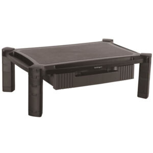 StarTech.com Base con Cajón para Monitor - de Altura Ajustable con Columnas Apilables - con Soporte para Pantallas hasta 32 Pulgadas StarTech.com Base con Cajón para Monitor - de Altura Ajustable con Columnas Apilables - con Soporte para Pantallas hasta 32 Pulgadas
