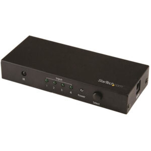 StarTech.com VS421HD20 interruptor de video HDMI StarTech.com VS421HD20 interruptor de video HDMI