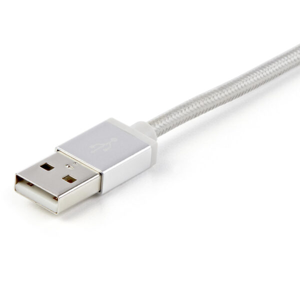 StarTech.com Cable Trenzado de 1m USB a Lightning USB-C y Micro USB - Cable Cargador para Teléfono Móvil iPhone iPad Tablet StarTech.com Cable Trenzado de 1m USB a Lightning USB-C y Micro USB - Cable Cargador para Teléfono Móvil iPhone iPad Tablet