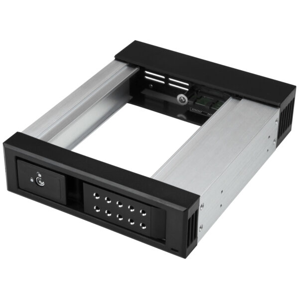 StarTech.com Bahía de Intercambio en Caliente sin Bandeja - de 5,25 Pulgadas a 3,5" - Bahía Removible de Disco Duro para Unidades de 3,5" SATA/SAS - de Aluminio StarTech.com Bahía de Intercambio en Caliente sin Bandeja - de 5,25 Pulgadas a 3,5" - Bahía Removible de Disco Duro para Unidades de 3,5" SATA/SAS - de Aluminio