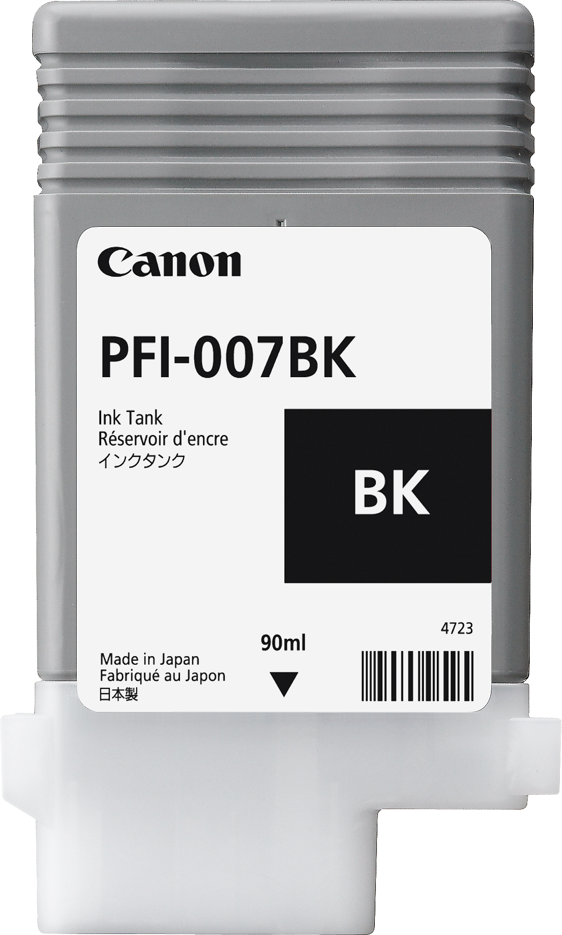 Canon PFI-007BK cartucho de tinta Original Rendimiento estándar Negro Canon PFI-007BK cartucho de tinta Original Rendimiento estándar Negro
