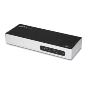 StarTech.com Replicador de Puertos USB 3.0 - Docking Station de Portátil para Dos Pantallas con Vídeo HDMI & DVI/VGA - Ladrón Hub de 6 Puertos USB 3.1 Gen 1 5Gbps, GbE y Audio - Dock Universal Tipo A - Win Mac StarTech.com Replicador de Puertos USB 3.0 - Docking Station de Portátil para Dos Pantallas con Vídeo HDMI & DVI/VGA - Ladrón Hub de 6 Puertos USB 3.1 Gen 1 5Gbps, GbE y Audio - Dock Universal Tipo A - Win Mac