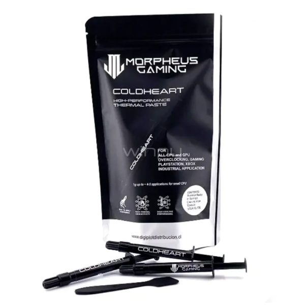 PASTA TÉRMICA COLDHEART 10G/ <12W/ MK RETAIL/ PALETA/ JERINGA