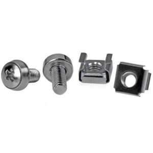 StarTech.com Paquete de 50 Tornillos M6 12mm, Tuercas de Jaula Cuadradas y Herramienta de Instalación - Kit de Montaje de Hardware Para Rack de Servidores 19" o 10", Armarios y Racks - Plata - TAA StarTech.com Paquete de 50 Tornillos M6 12mm, Tuercas de Jaula Cuadradas y Herramienta de Instalación - Kit de Montaje de Hardware Para Rack de Servidores 19" o 10", Armarios y Racks - Plata - TAA