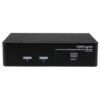 StarTech.com Conmutador Switch Profesional KVM 2 Puertos Vídeo DisplayPort - USB con Audio - 2560x1600