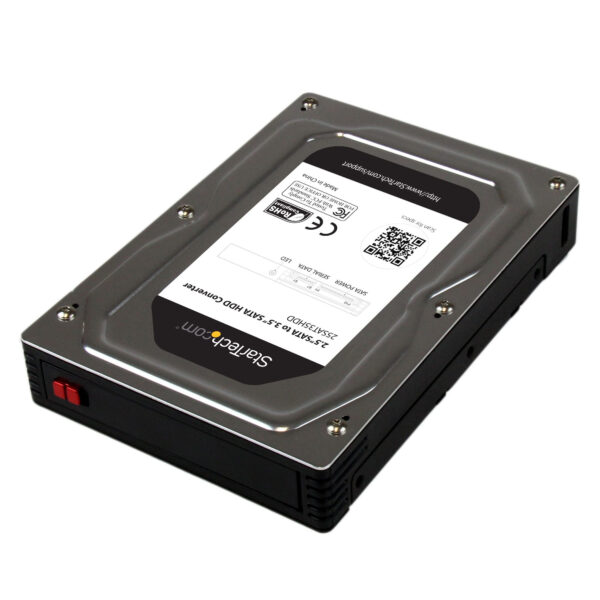 StarTech.com Adaptador Caja para Discos Duros o SSD de 2,5" a 3,5" SATA - Convertidor para Disco Duro Externo para Unidades de hasta 12,5mm de Altura StarTech.com Adaptador Caja para Discos Duros o SSD de 2,5" a 3,5" SATA - Convertidor para Disco Duro Externo para Unidades de hasta 12,5mm de Altura