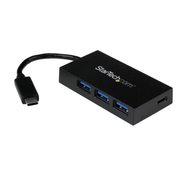 StarTech.com Concentrador USB 3.0 (5Gbps) de 4 Puertos - USB-C a 1x USB-C y 3x USB-A StarTech.com Concentrador USB 3.0 (5Gbps) de 4 Puertos - USB-C a 1x USB-C y 3x USB-A