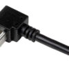 StarTech.com Cable Adaptador USB 2m para Impresora Acodado - 1x USB A Macho - 1x USB B Macho en Ángulo Derecho