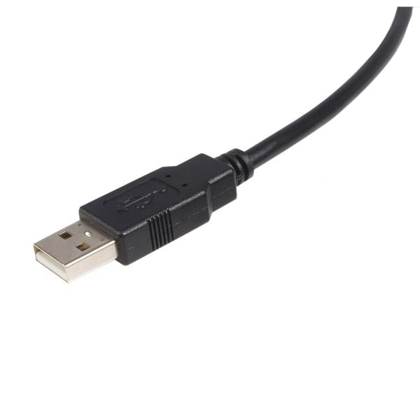 StarTech.com Cable USB de 4,5m para Impresora - 1x USB A Macho - 1x USB B Macho - Adaptador Negro