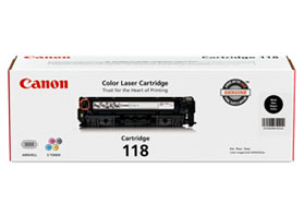Canon Cartridge 118 Black cartucho de tóner Original Negro, Cian, Magenta, Amarillo Canon Cartridge 118 Black cartucho de tóner Original Negro, Cian, Magenta, Amarillo