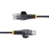 StarTech.com Cable de Red Ethernet CAT6 Delgado sin Enganches Negro de 15m - Cable RJ45 Snagless Slim 28AWG - Alambre de Cobre Puro - PoE 100W - con Alivios de Tensión - LSZH - Probado con Fluke